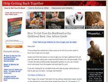 Tablet Screenshot of helpgettingbacktogether.com